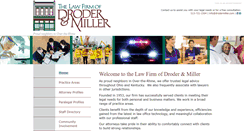 Desktop Screenshot of drodermiller.com