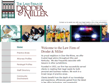 Tablet Screenshot of drodermiller.com